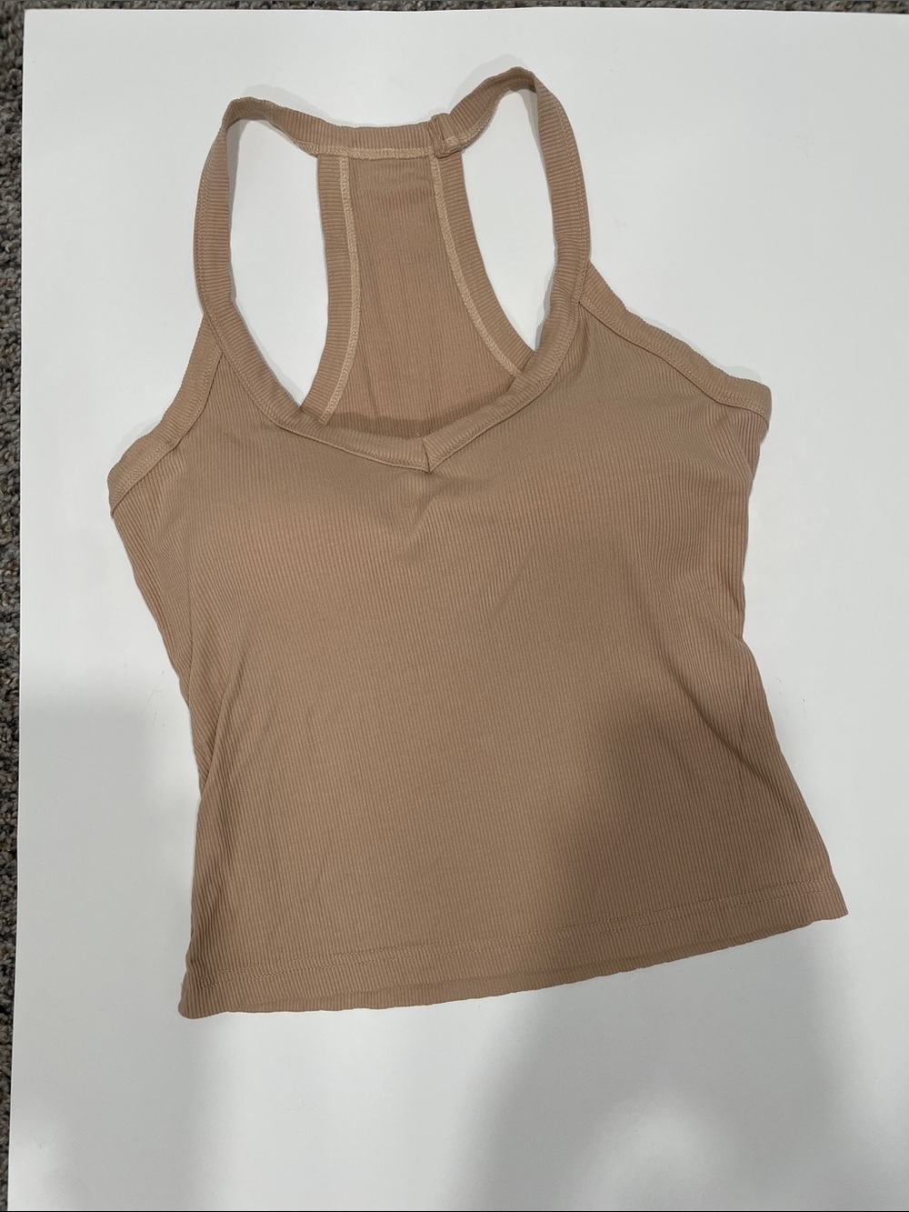 NWOT 2 Pack Ribbed Racerback Tanks - Picture 2 of 8